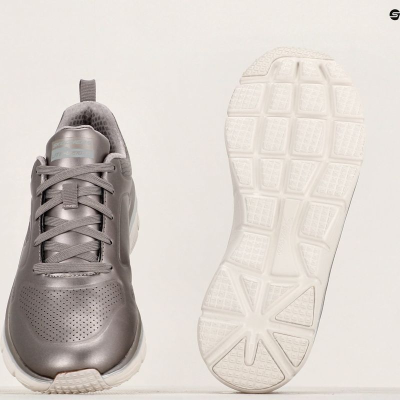 Încălțăminte pentru femei SKECHERS Fashion Fit Glow Up pewter 8