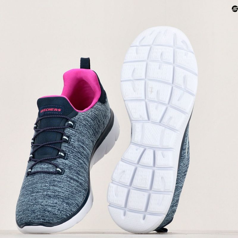 Încălțăminte pentru femei SKECHERS Summits Quick Getaway navy/hot pink 8