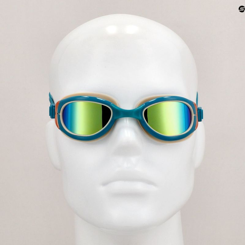 Ochelari de înot ZONE3 Attack teal/cream/cooper