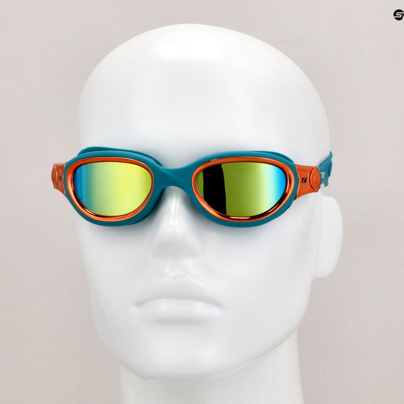 Ochelari de înot ZONE3 Venator-X Swim teal/cooper 13