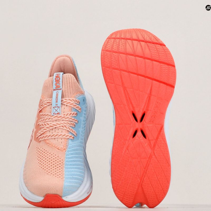 Încălțăminte de alergare pentru femei HOKA Carbon X 3 peach parfait/summer song 11