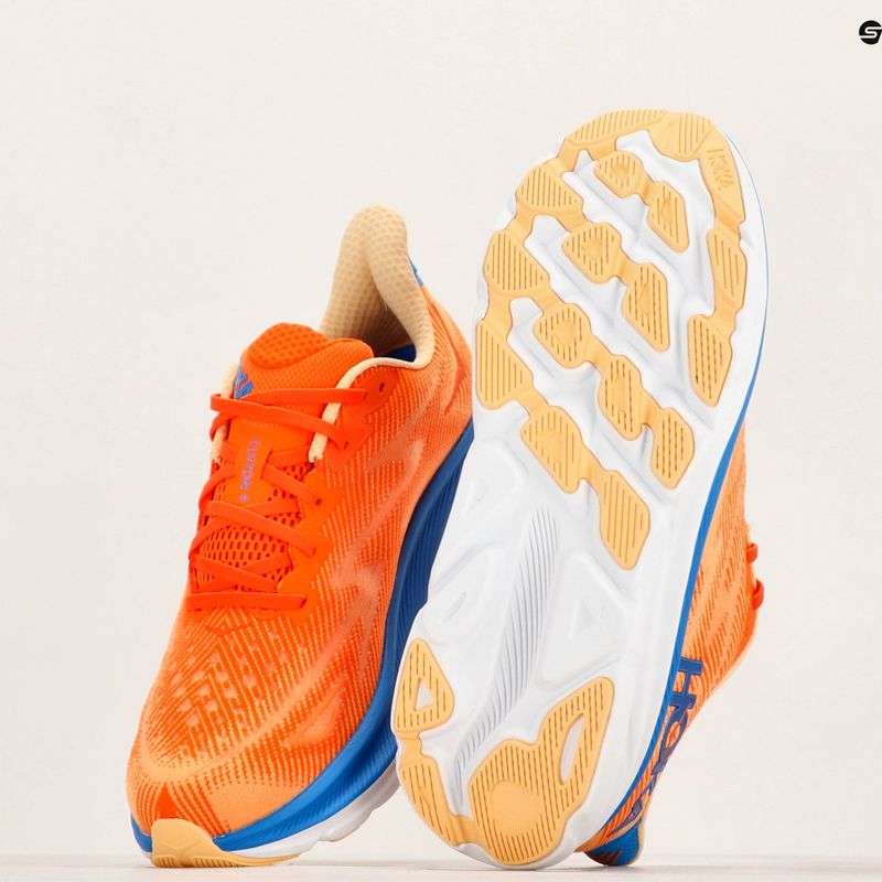 Încălțăminte de alergare pentru bărbați HOKA Clifton 9 Wide vibrant orange/impala 9