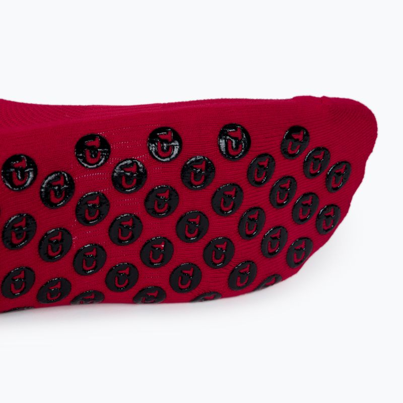 Tapedesign șosete de fotbal antiderapante roșu TAPEDESIGN RED 4