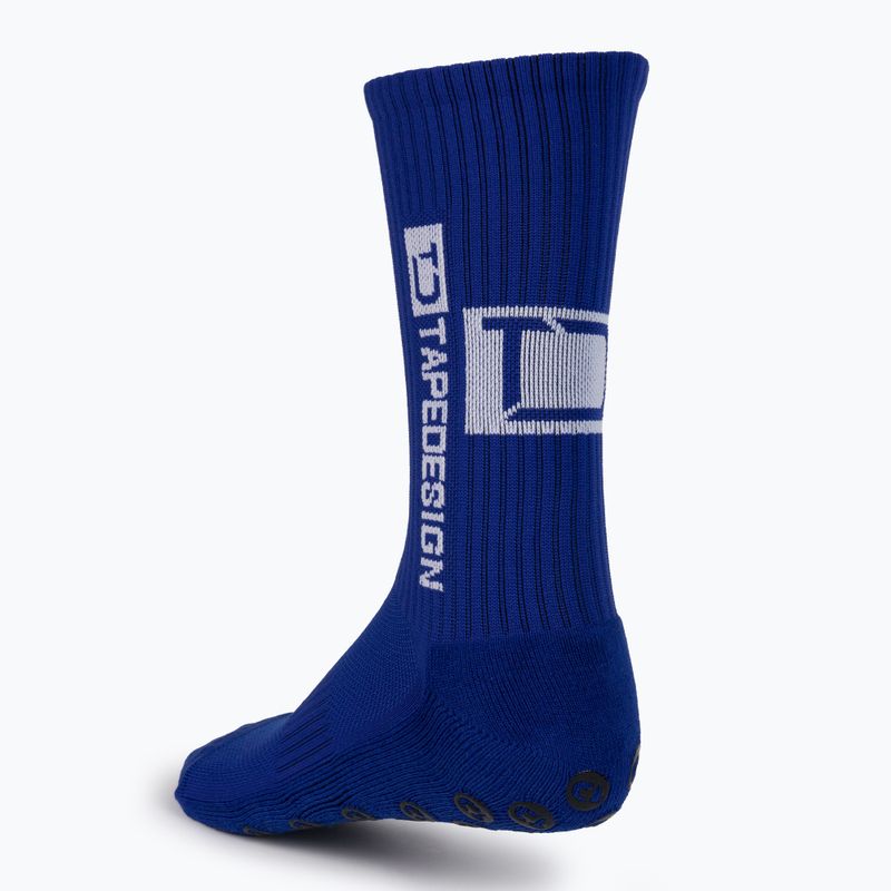 Șosete de fotbal Tapedesign antiderapante albastru TAPEDESIGNNAVY 3
