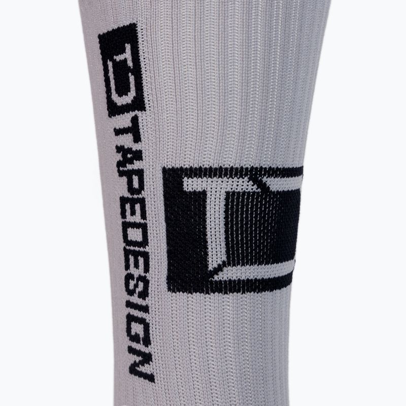 Tapedesign șosete de fotbal antiderapante gri TAPEDESIGN GREY 5
