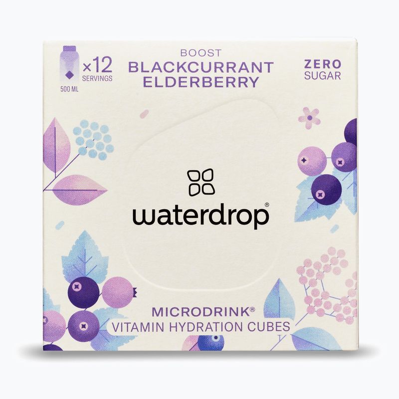 Băutură izotonică waterdrop Microdrink Boost 12 kostek blackurrant/ eldelberry 2