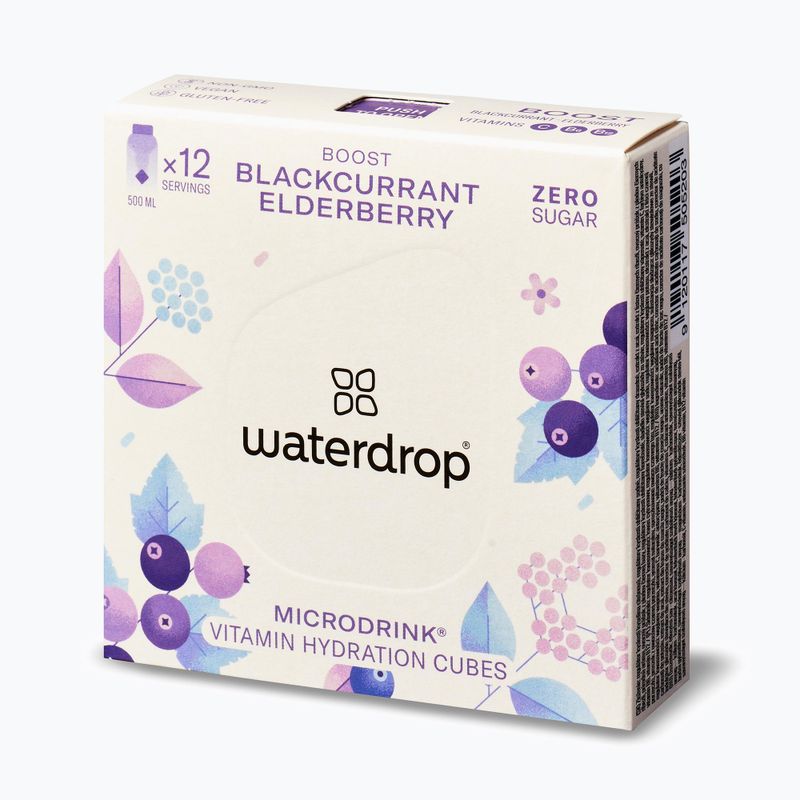 Băutură izotonică waterdrop Microdrink Boost 12 kostek blackurrant/ eldelberry 4