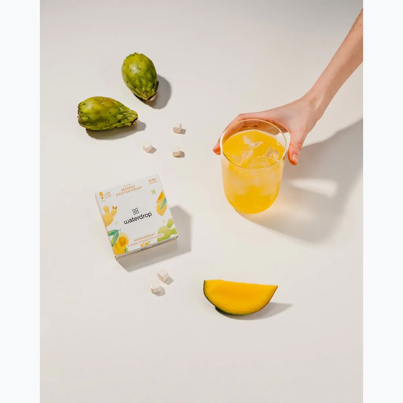 Băutură energizantă  waterdrop Microenergy Oro 12 kostek guayusa/ mango 2