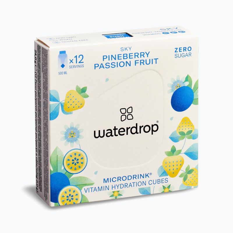 Băutură izotonică waterdrop Microdrink Sky 12 kostek pineberry passion fruit 2