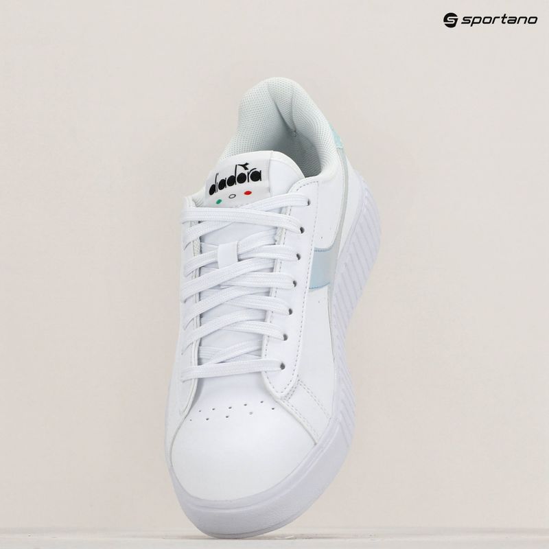 Încălțăminte pentru femei Diadora Step P Shimmer bianco/azzurro aria 9