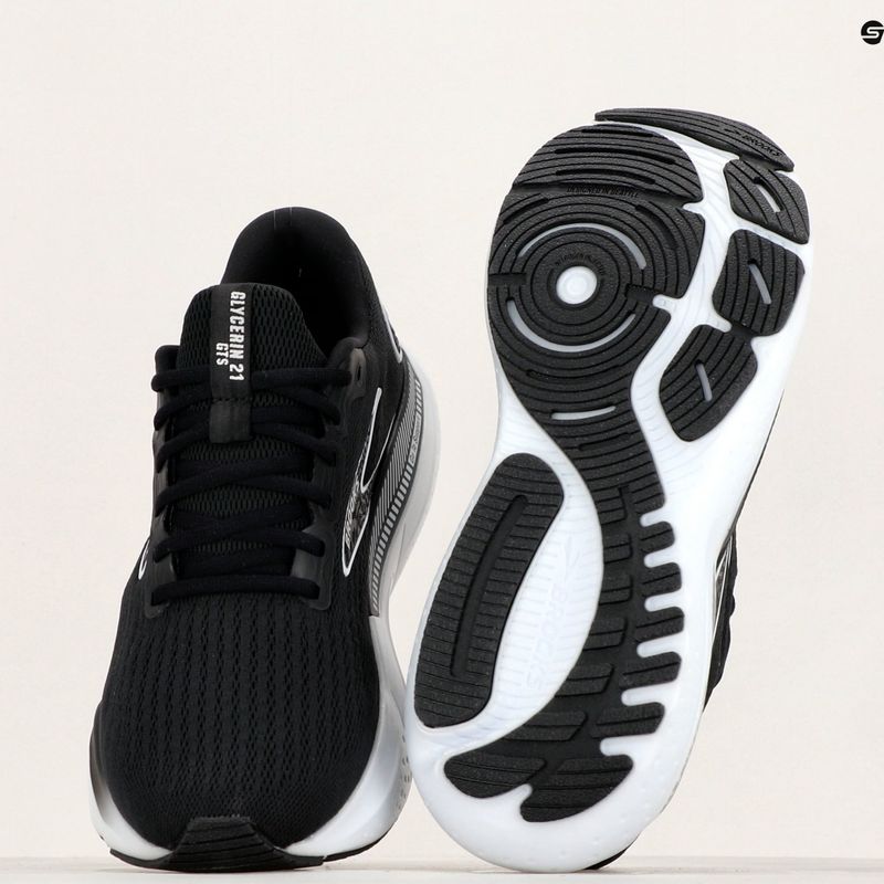 Încălțăminte de alergare pentru bărbați Brooks Glycerin GTS 21 black/grey/white 12