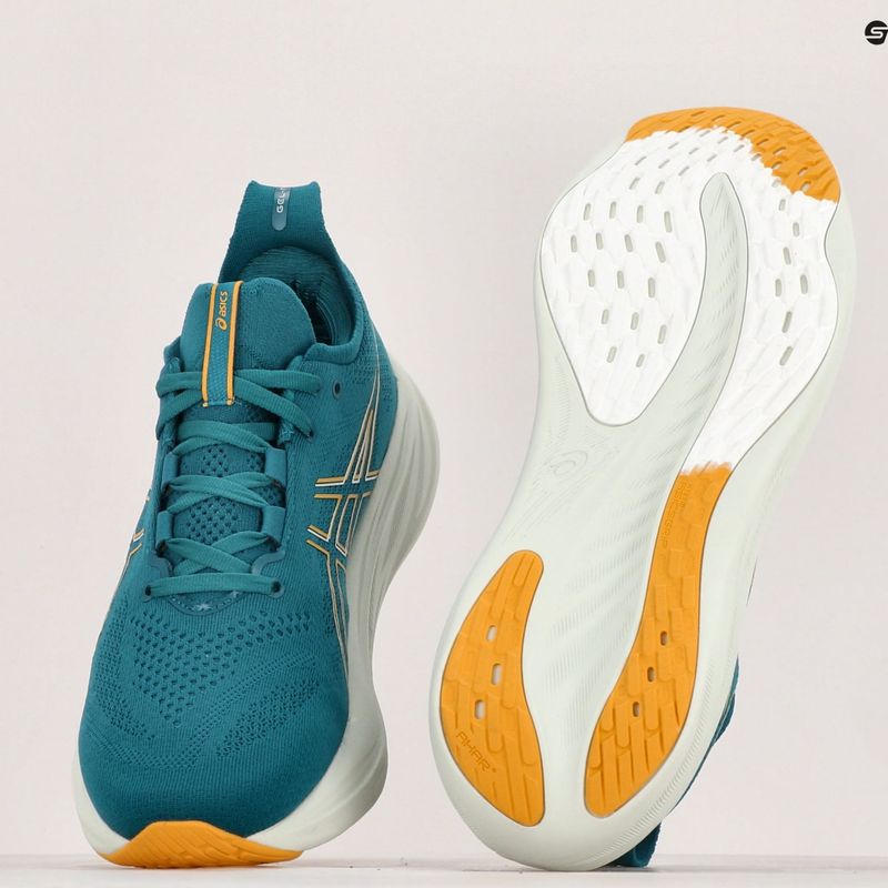 Încălțăminte de alergat pentru bărbați ASICS Gel-Nimbus 26 evening teal/light mustard 10