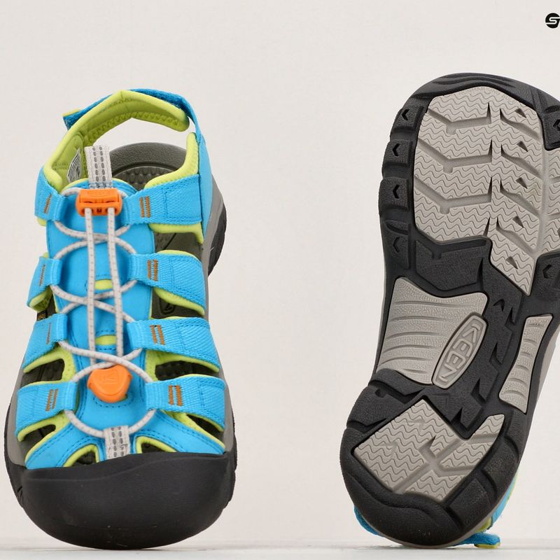 Sandale pentru juniori KEEN Newport Boundless blue atoll/daiquiri green 9
