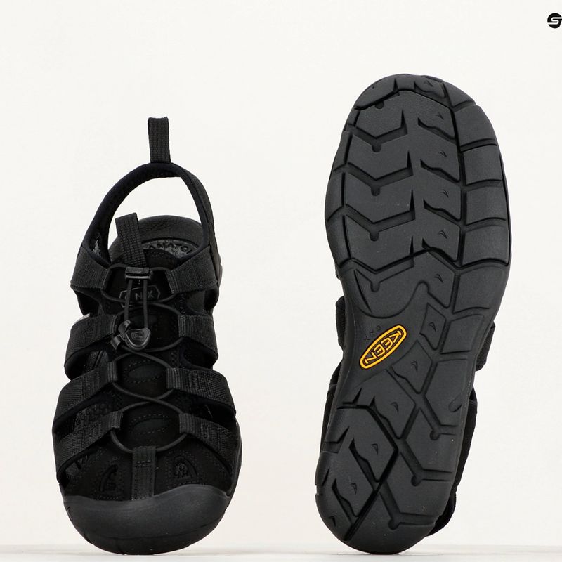 Sandale de trekking pentru bărbați KEEN Clearwater CNX triple black 16