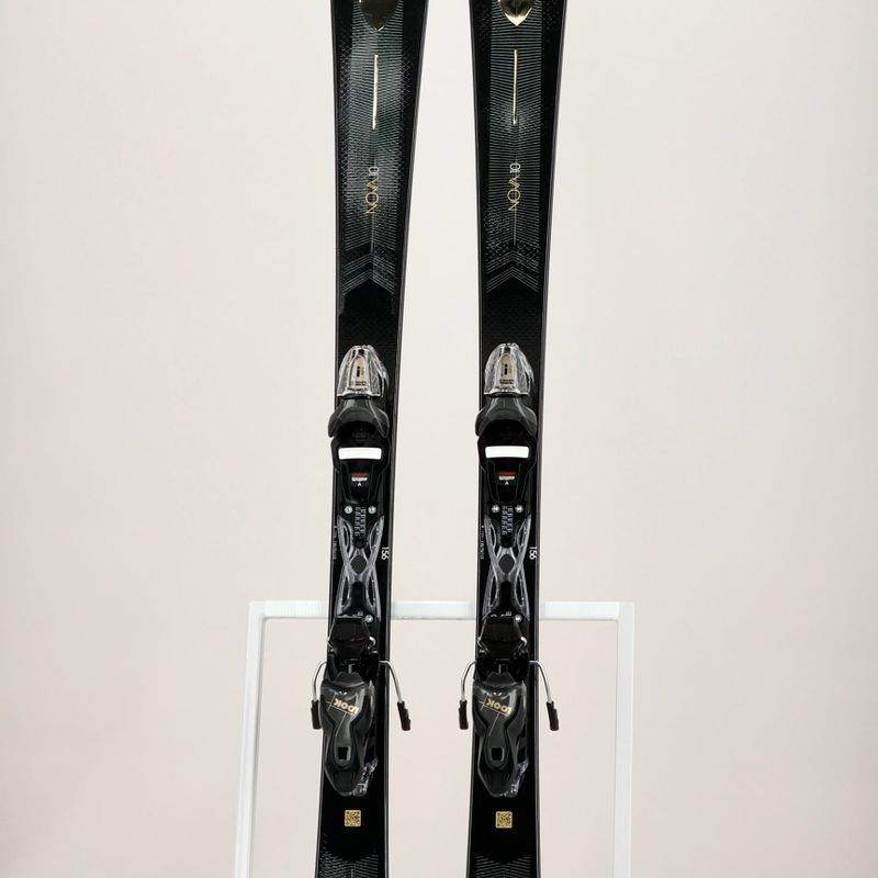 Schiuri de coborâre pentru femei Rossignol Nova 10 + legături XP11 black/metallic green 8