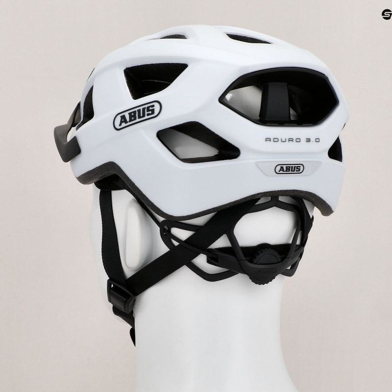Cască de bicicletă ABUS Aduro 3.0 polar white 9