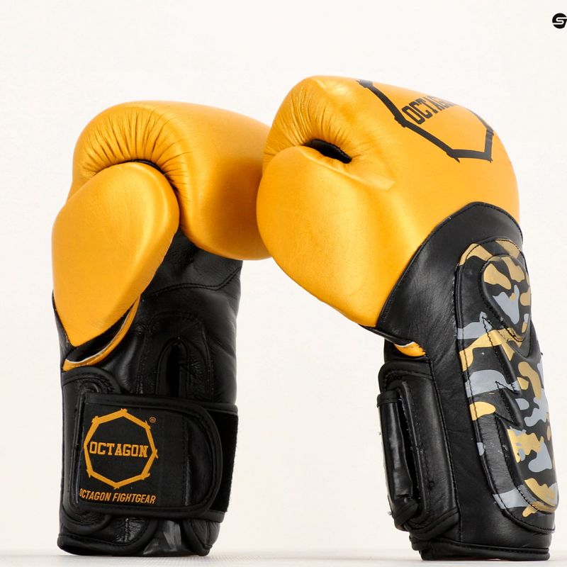 Mănuși de box Octagon Hero gold 7