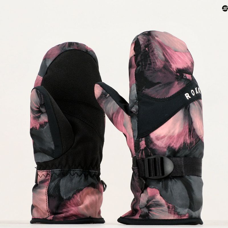 Mănuși de snowboard pentru copii ROXY Jetty Mitt Girl true black pansy rg