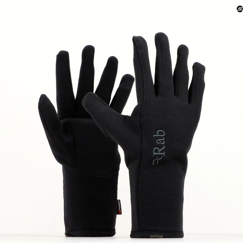 Mănuși de trekking pentru bărbați Rab Power Stretch Pro negru 8