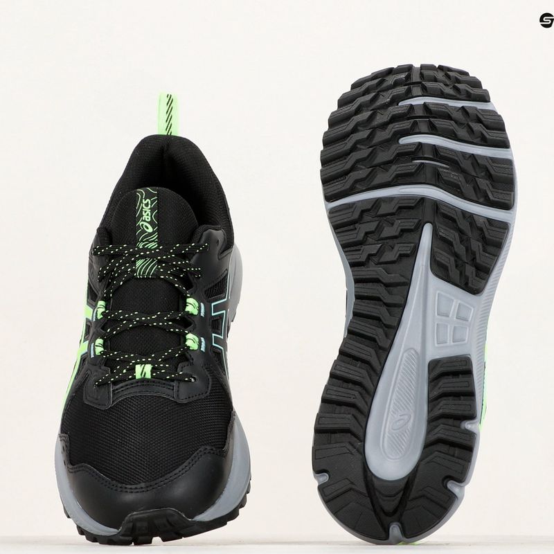 Încălțăminte de alergat pentru bărbați ASICS Trail Scout 3 black/illuminate green 12