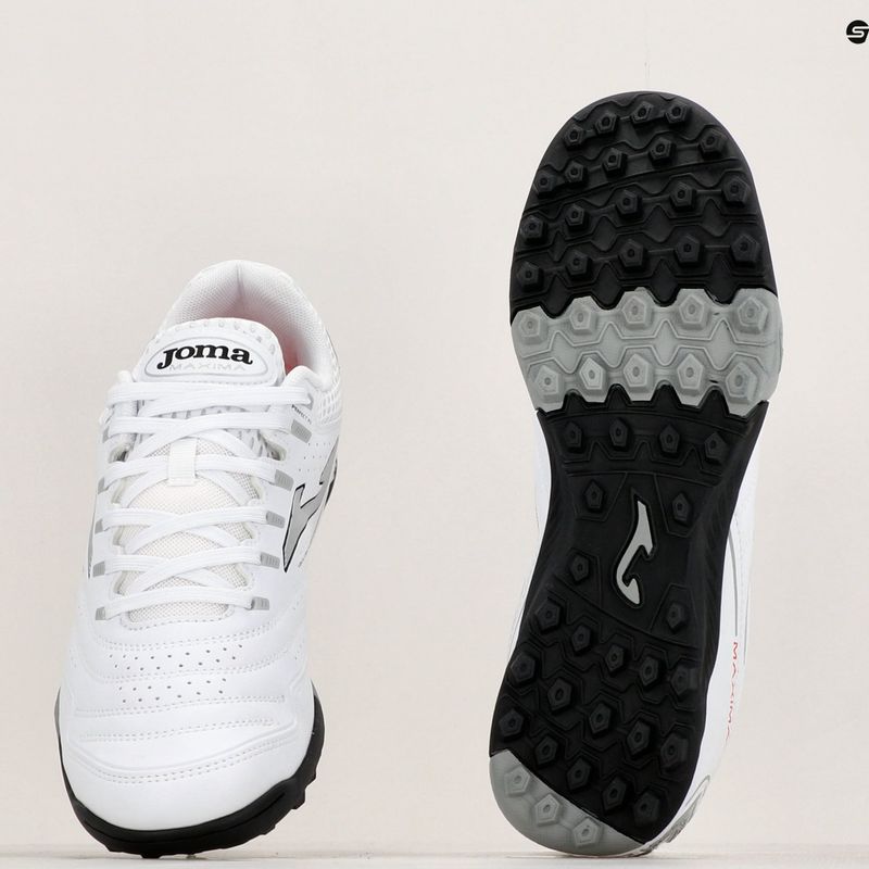 Încălțăminte de fotbal pentru bărbați Joma Maxima TF white 10