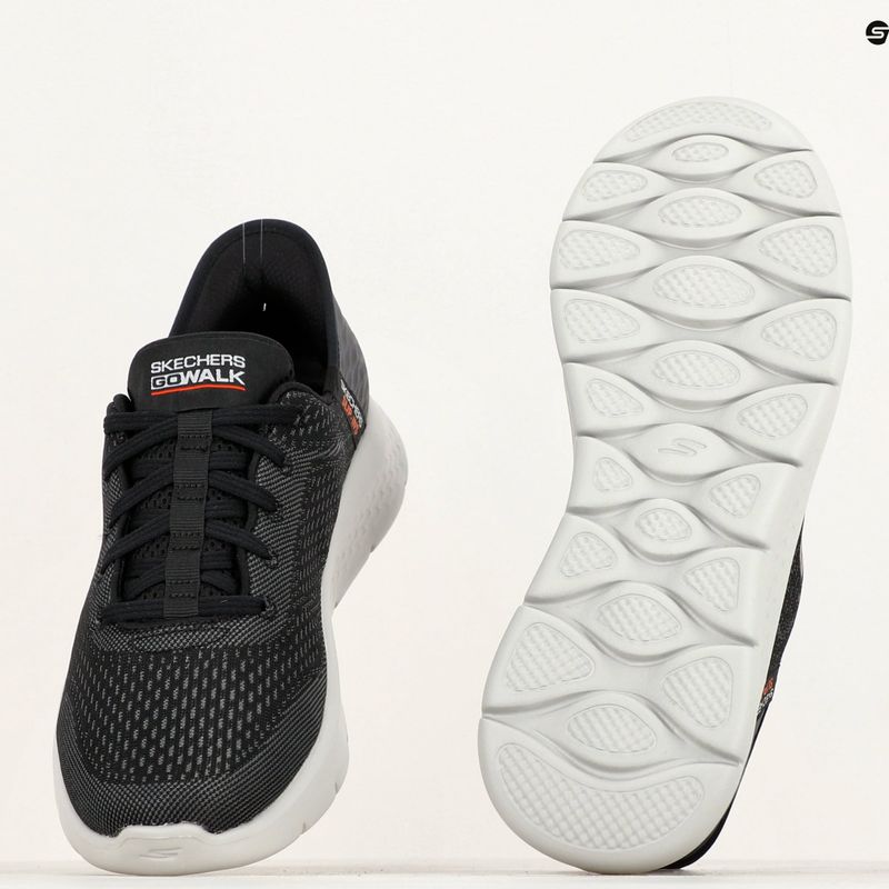 Încălțăminte pentru bărbați SKECHERS Slip-ins Go Walk Flex New World black/white/orange 10