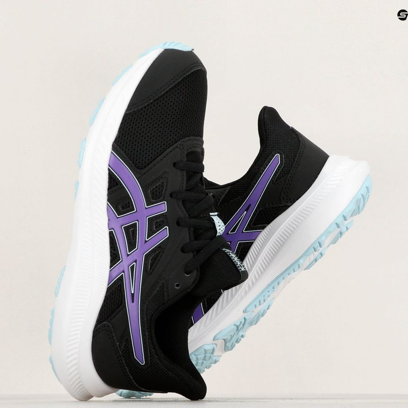 Încălăminte de alergat pentru copii ASICS Jolt 4 GS black/cyber grape 11