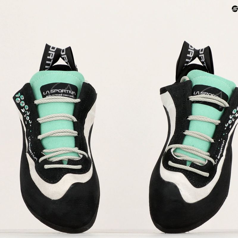 Încălțăminte de cățărare pentru femei La Sportiva Miura white/jade green 10