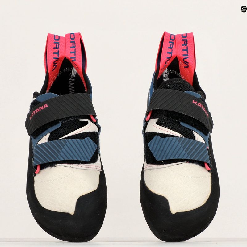 Încălțăminte de cățărare pentru femei La Sportiva Katana white/storm blue 10