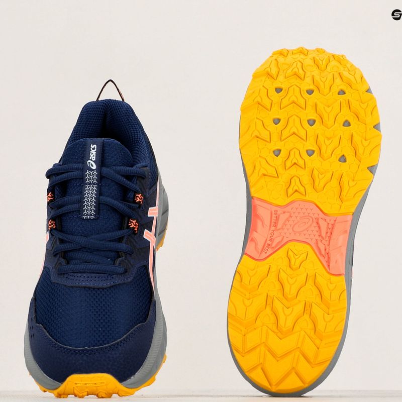 Încălțăminte de alergat pentru copii ASICS Gel-Venture 9 GS blue expanse/sun coral 10