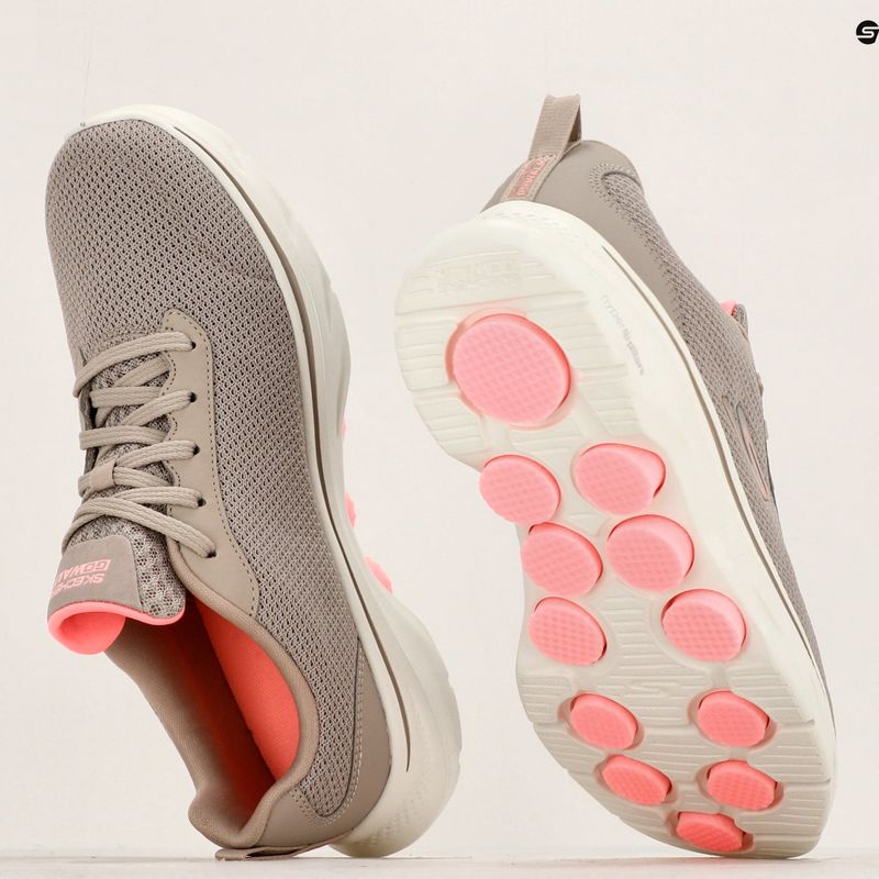 Încălțăminte pentru femei SKECHERS Go Walk 7 Clear Path taupe/pink 10