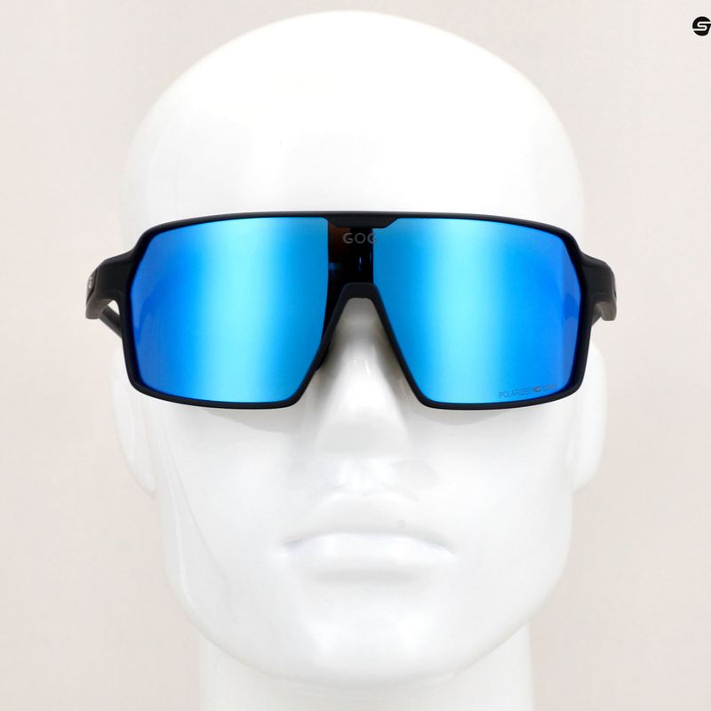 Ochelari de soare GOG Kronos matt black/polychromatic white-blue 10