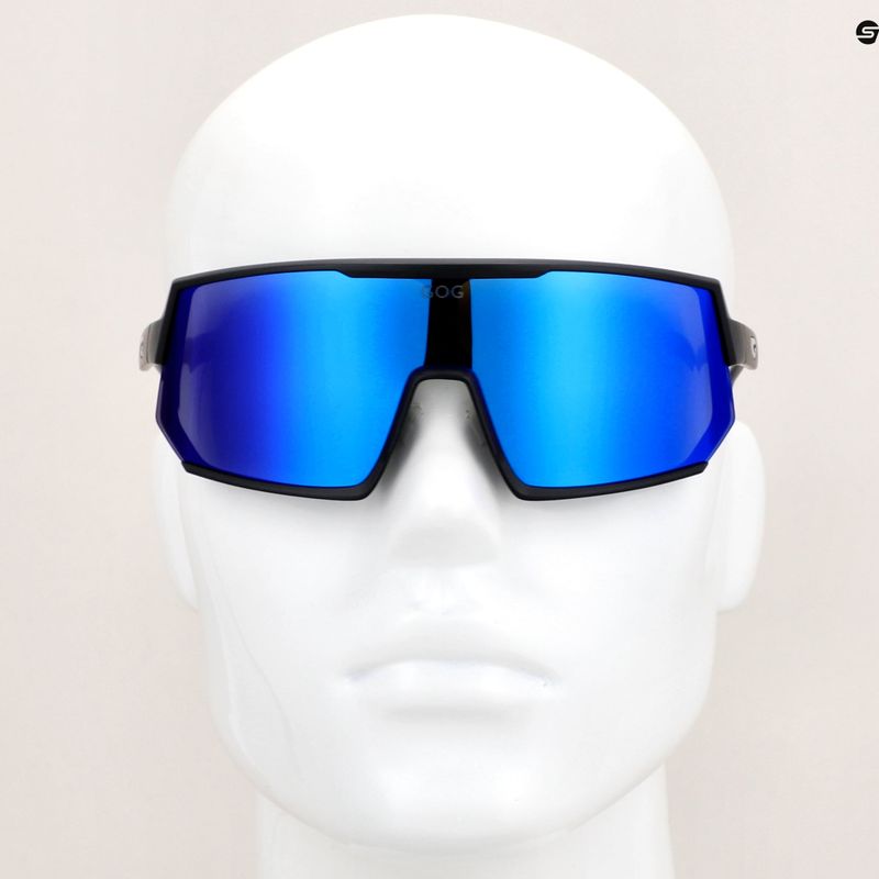 Ochelari de soare GOG Zeus matt black/polychromatic white-blue 10