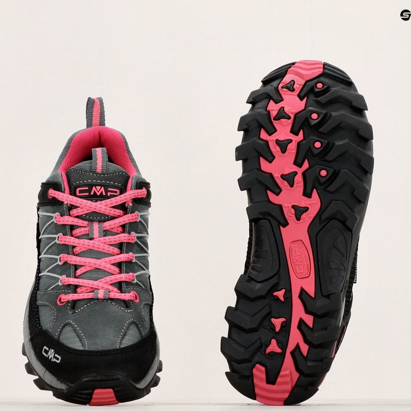 Încălțăminte de trekking pentru femei CMP Rigel Low grey/fuxia/ice 9