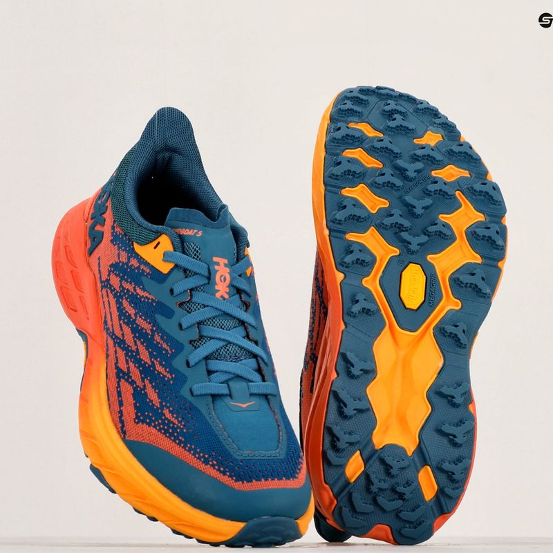 Încălțăminte de alergat pentru femei HOKA Speedgoat 5 Wide blue coral/camellia 10