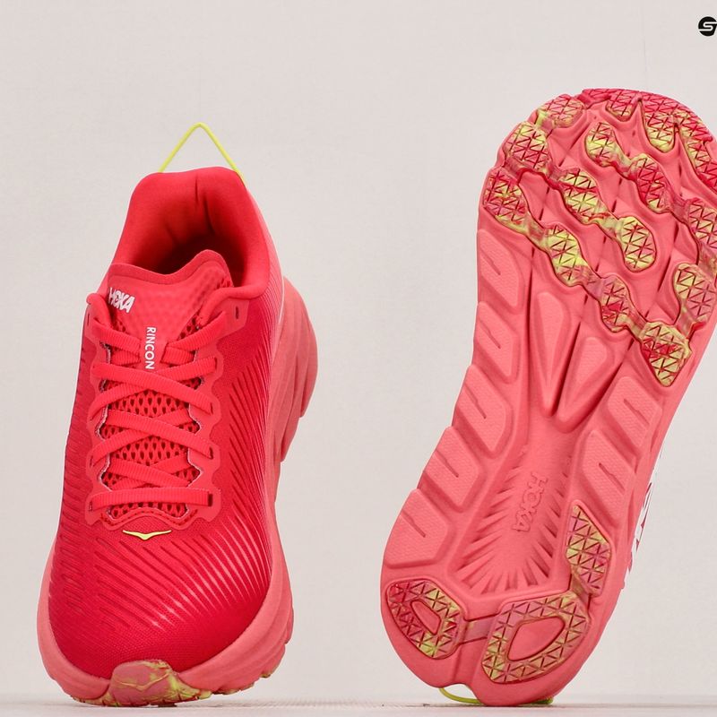 Încălăminte de alergat pentru femei HOKA Rincon 3 cerise/coral 9