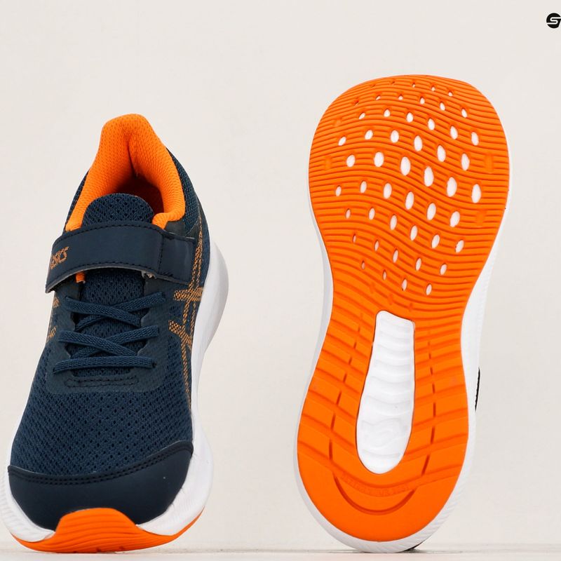 Încălăminte de alergat pentru copii ASICS Patriot 13 PS french blue/bright orange 12