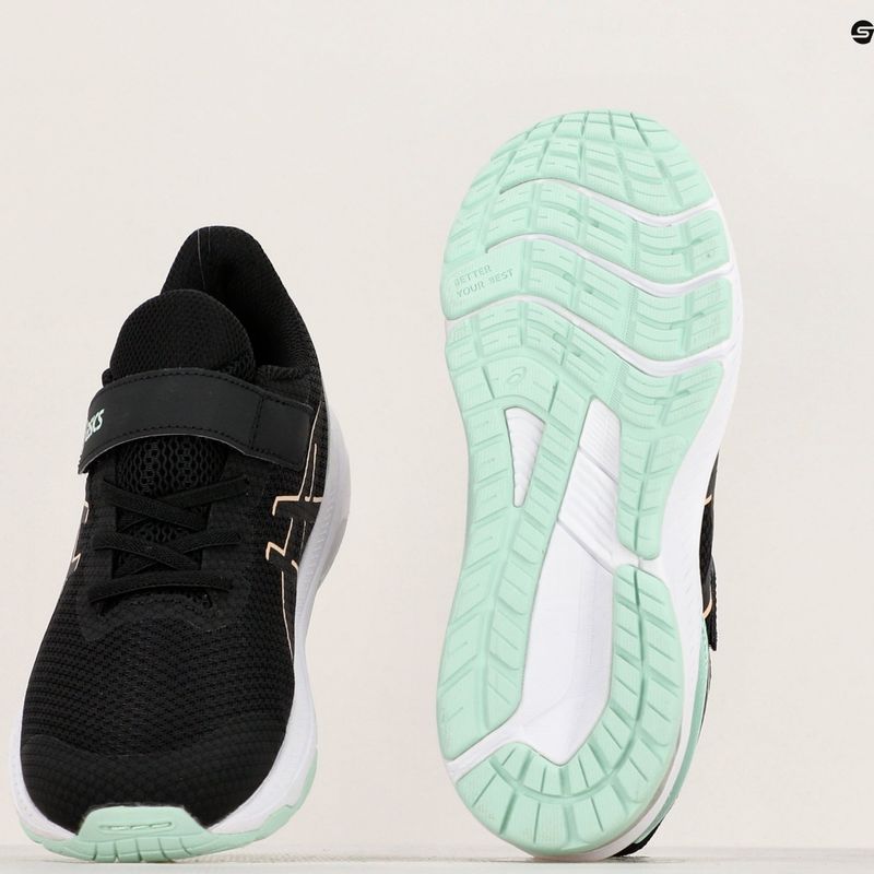 Încălăminte de alergat pentru copii ASICS GT-1000 12 PS black/apricot crush 12