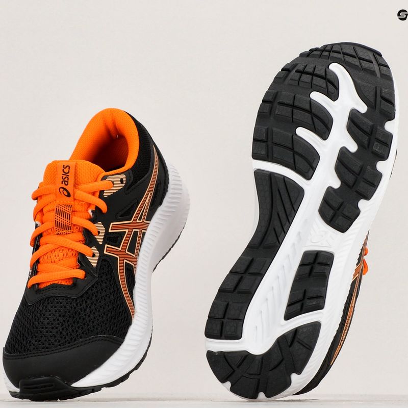 Încălăminte de alergat pentru copii ASICS Contend 8 GS black/bright orange