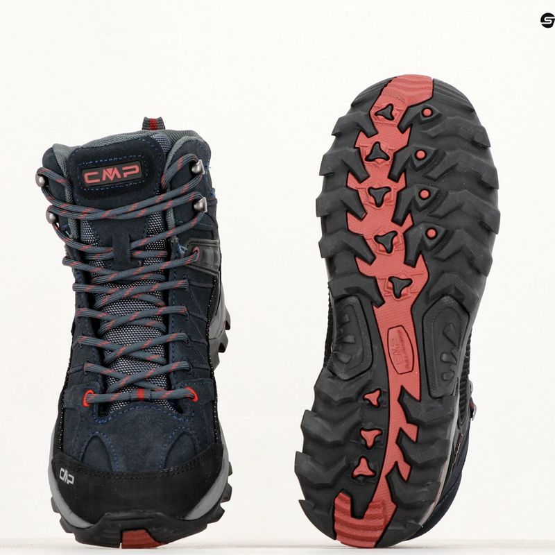 Încălțăminte de trekking pentru bărbați CMP Rigel Mid asphalt/syrah 9