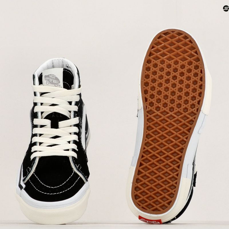 Încălțăminte Vans SK8-Hi Reconstruct black/true white 10