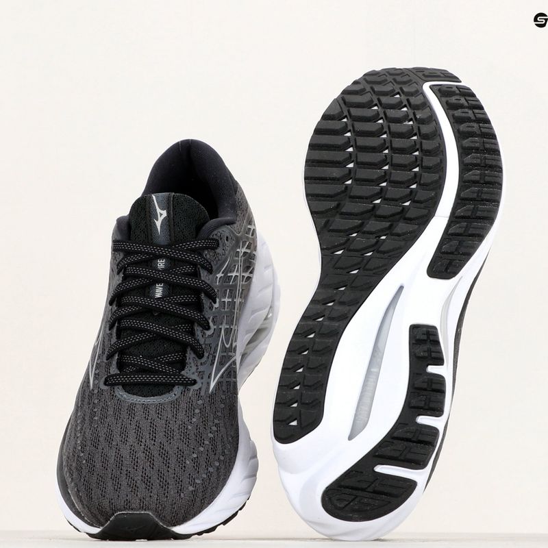 Încălțăminte de alergat pentru bărbați Mizuno Wave Inspire 20 ebony/white/black 10