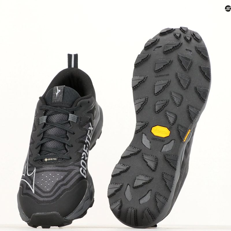 Încălțăminte de alergat pentru bărbați Mizuno Wave Daichi 8 GTX ebony/ultimate gray/black 9