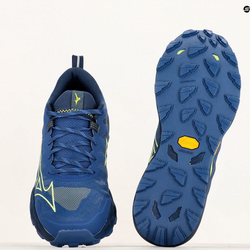 Încălțăminte de alergat pentru bărbați Mizuno Wave Daichi 8 navy peony/sharp green/dress blues 9