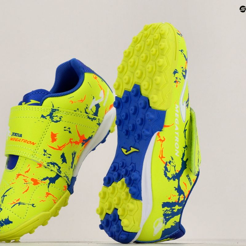 Încălțăminte de fotbal pentru copii Joma Megatron Jr TF lemon fluor 10