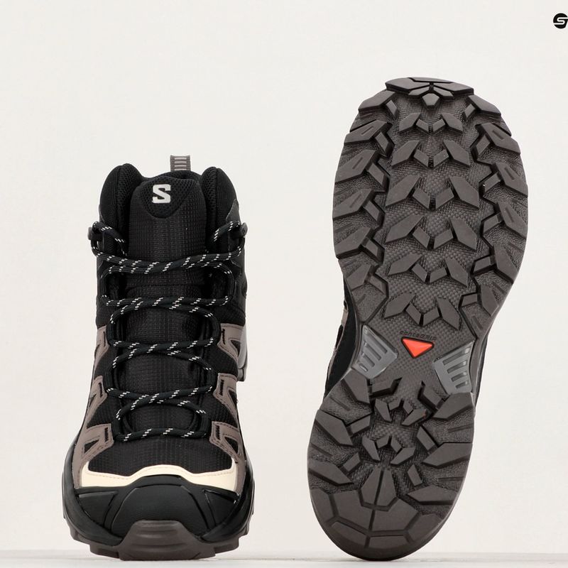 Încălțăminte turistică pentru femei Salomon X Ultra 360 MID GTX black/plum kitten/shale 9