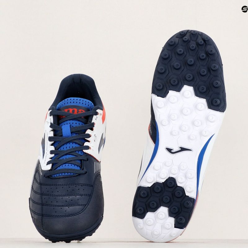Încălțăminte de fotbal pentru bărbați Joma Cancha TF marine/white
