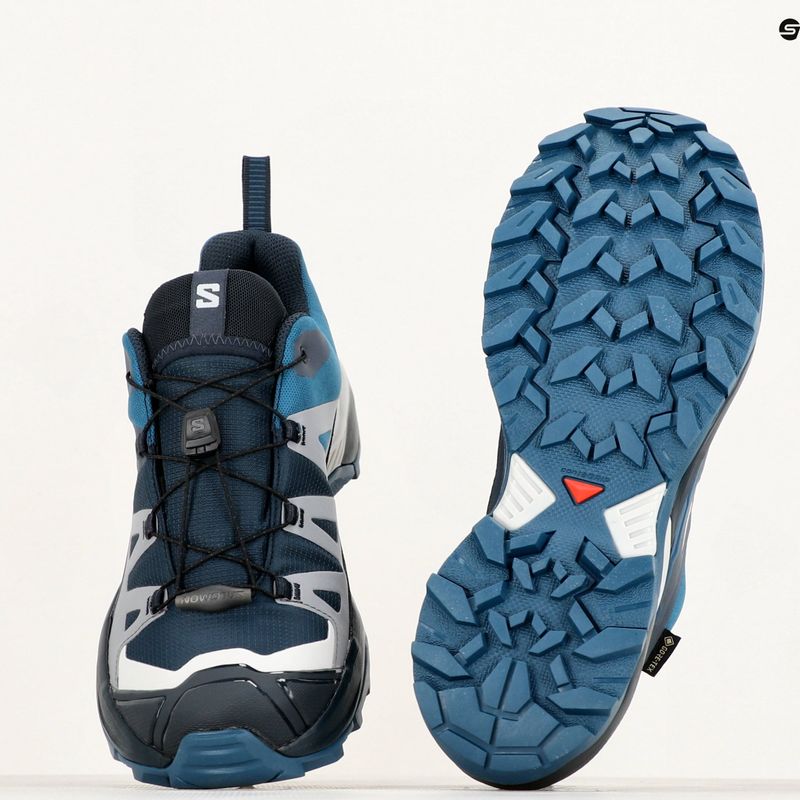 Încălțăminte turistică pentru bărbați Salomon X Ultra 360 GTX carbon/india ink/deep dive 9