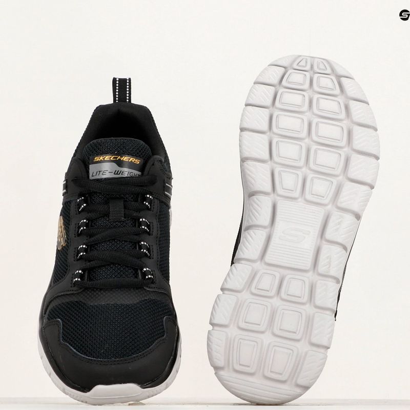 Încălțăminte pentru bărbați SKECHERS Track Knockhill black/gold 9