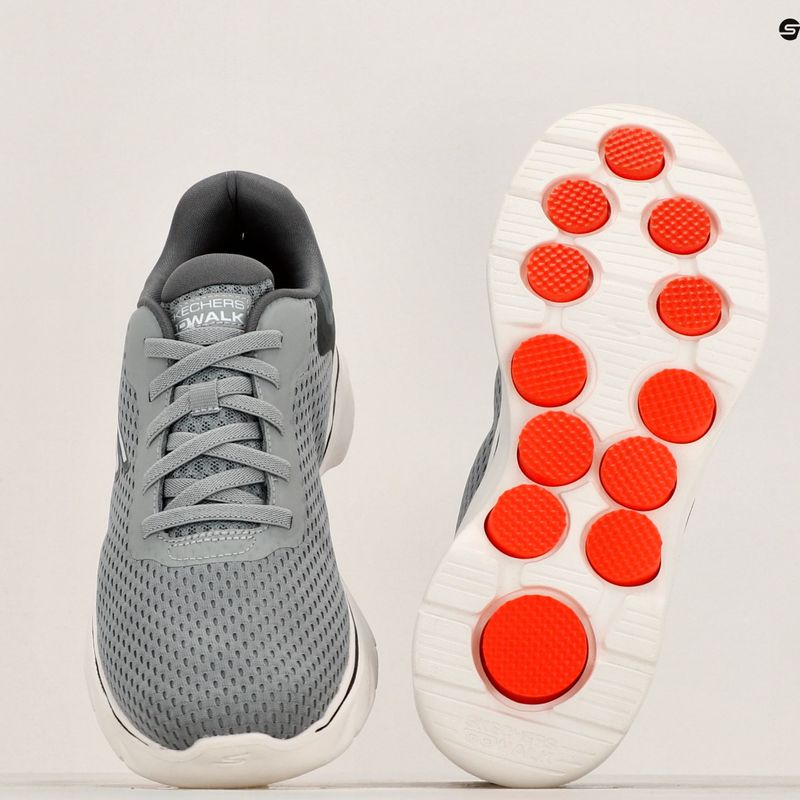 Încălțăminte pentru bărbați SKECHERS Go Walk 7 The Construct grey/white/orange 9